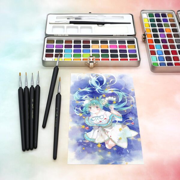 Portable Watercolor Paint Set