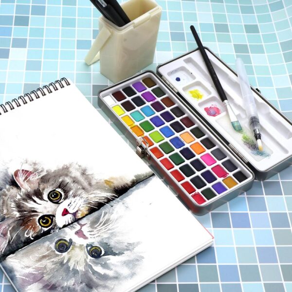 Portable Watercolor Paint Set