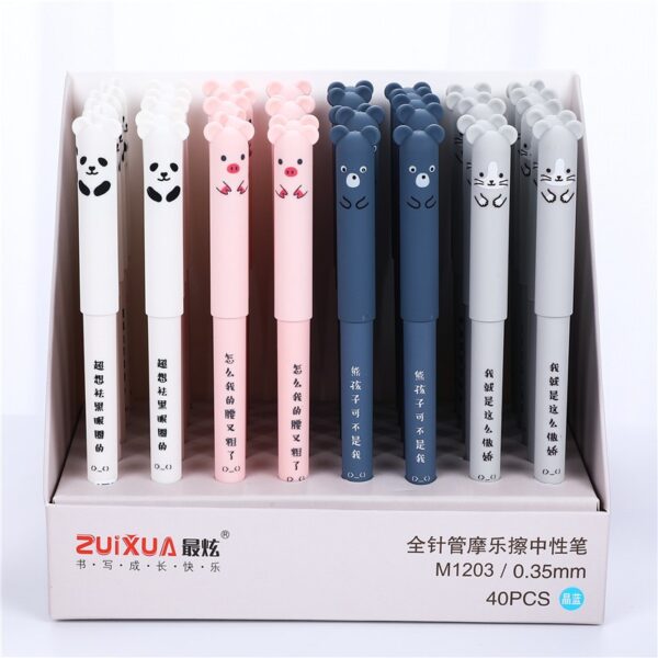 4 Pcs Kawaii Pens with Animals