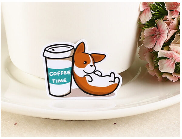 Cute Dog Printed Stickers 39 pcs Set