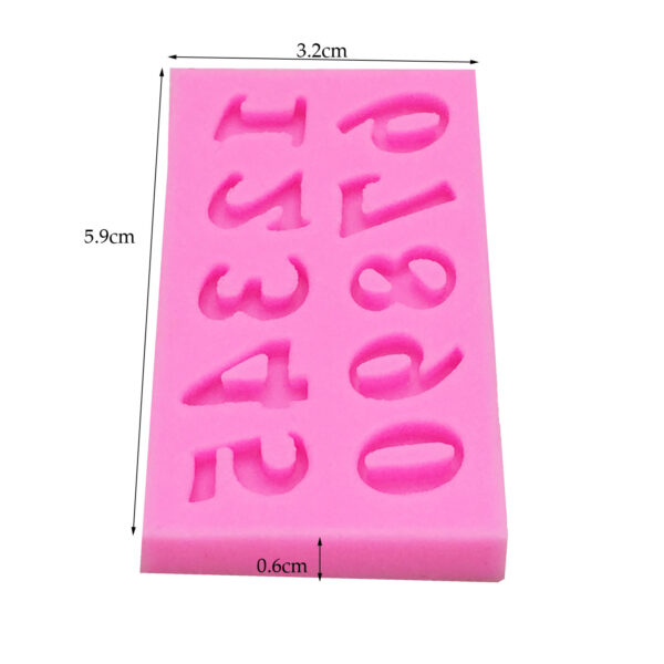 Letter and Number Silicone Cake Molds