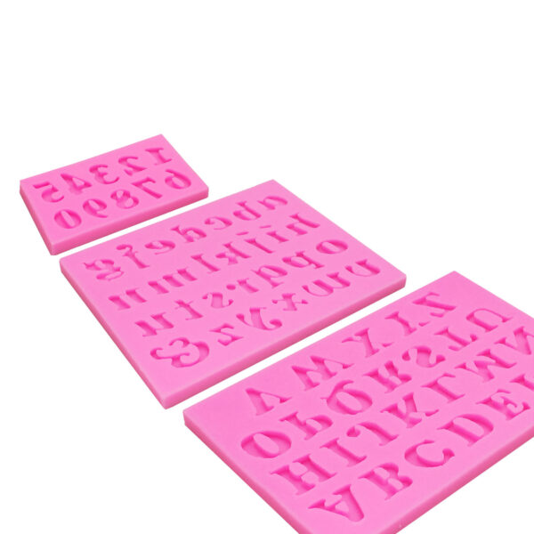 Letter and Number Silicone Cake Molds