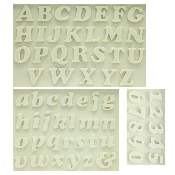 Letter and Number Silicone Cake Molds