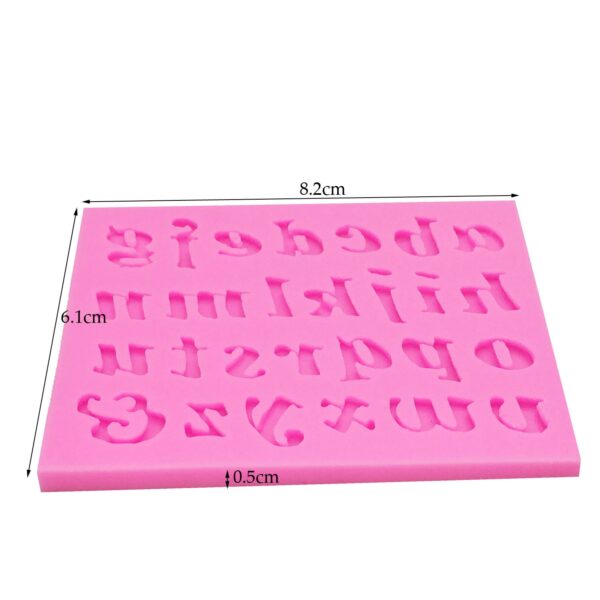 Letter and Number Silicone Cake Molds