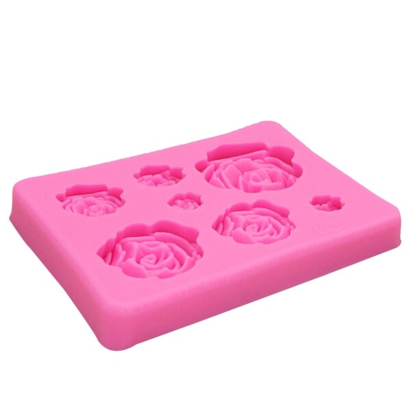 Rose Flowers Shaped Silicone Cake Mold