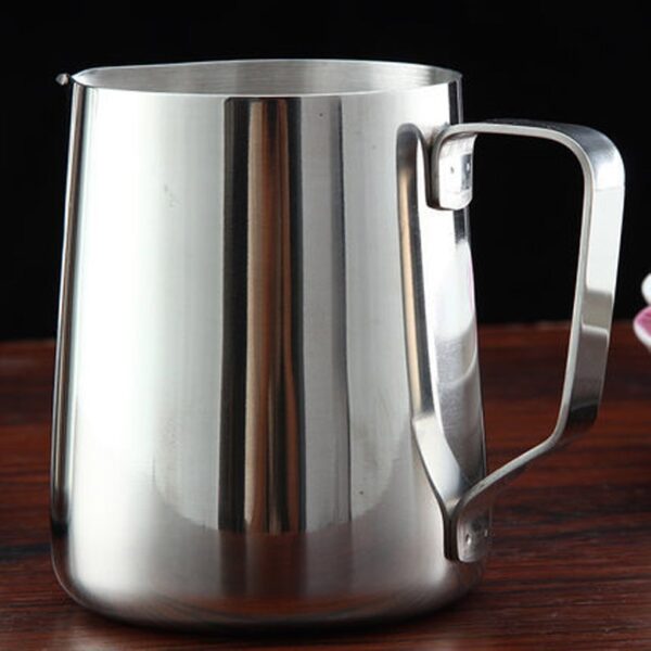 Silver Metal Milk Jug