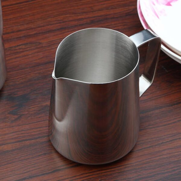 Silver Metal Milk Jug