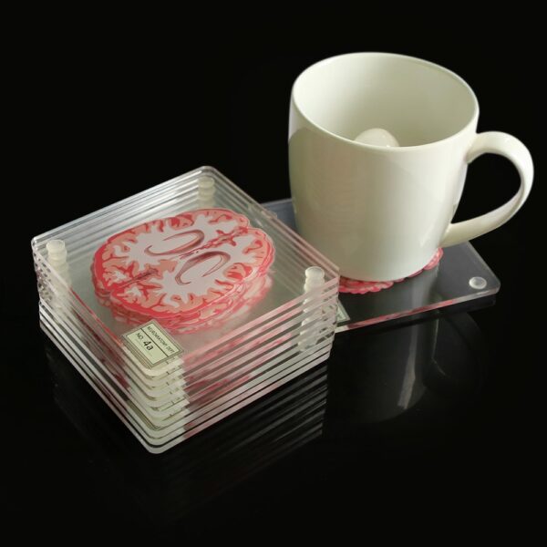 3D Brain Printed Table Coaster