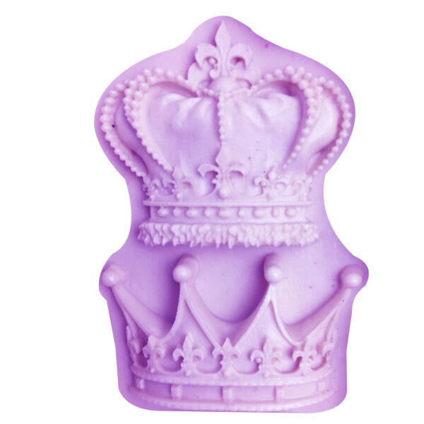 Crown Shaped Silicone Fandont Mold