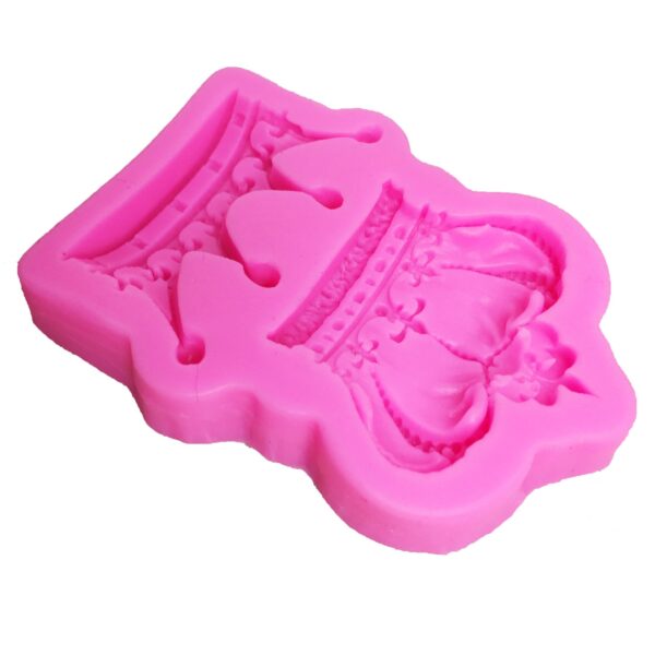 Crown Shaped Silicone Fandont Mold