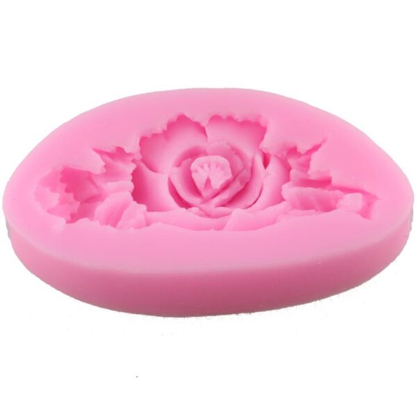 Charming Rose Shaped Eco-Friendly Silicone Baking Mold