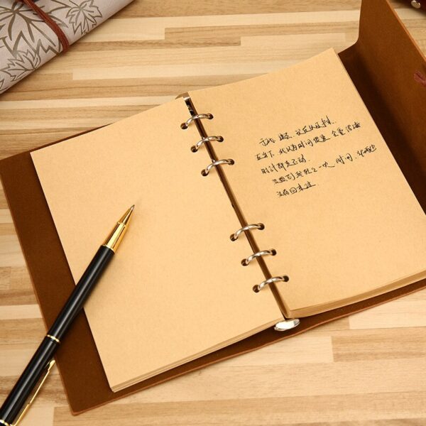 Vintage Traveler's PU Leather Notebook