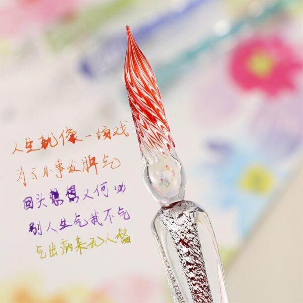 Vintage Glass Calligraphy Pen