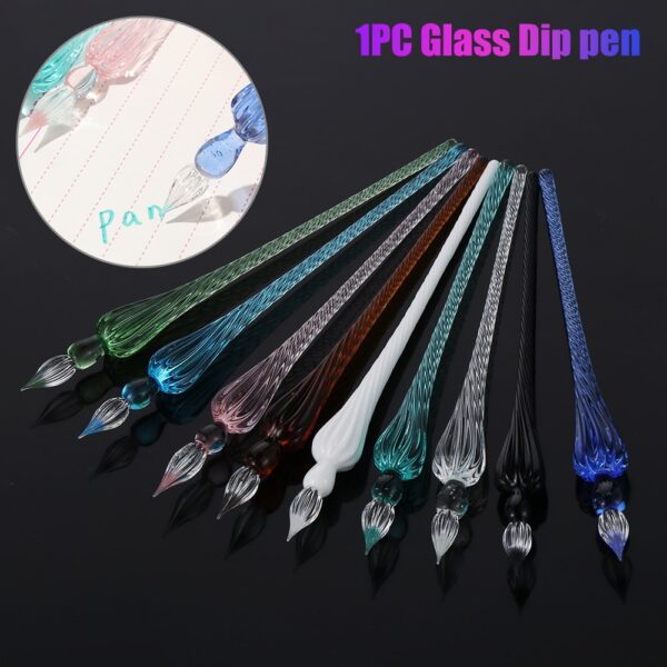 Vintage Glass Calligraphy Pen