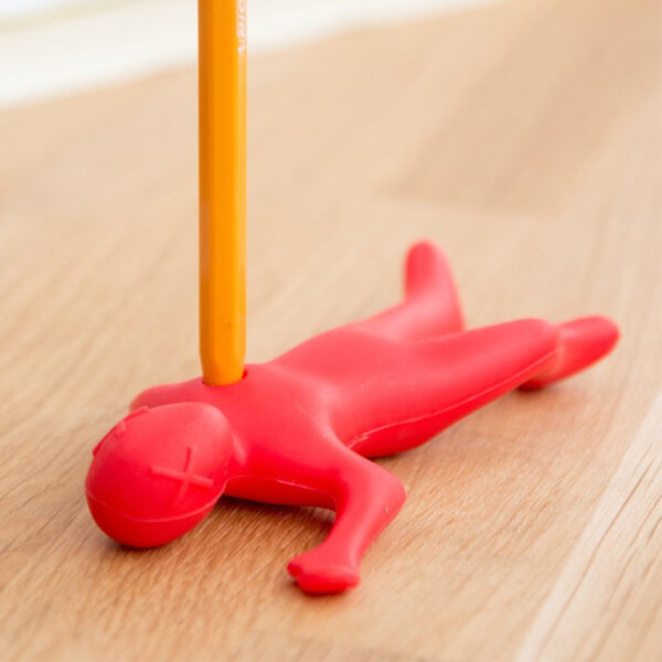 Funny Red Man Pen Holder