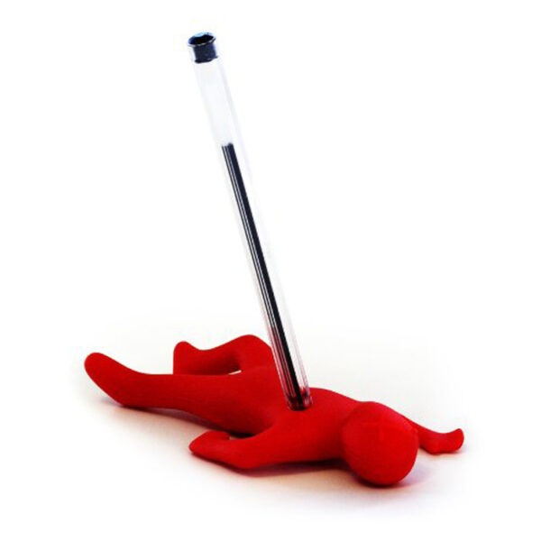 Funny Red Man Pen Holder