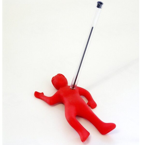 Funny Red Man Pen Holder