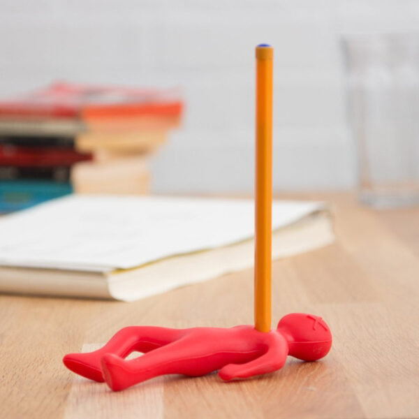 Funny Red Man Pen Holder